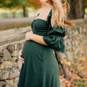 Green Maternity Dress